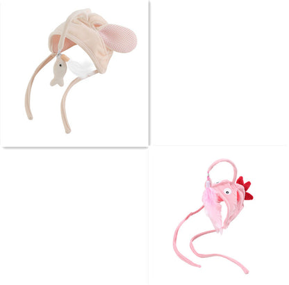 New Head Wearing Feather Funny Cat Stick