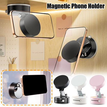 Foldable Magnetic Vacuum Car Phone Holder Hands-Free