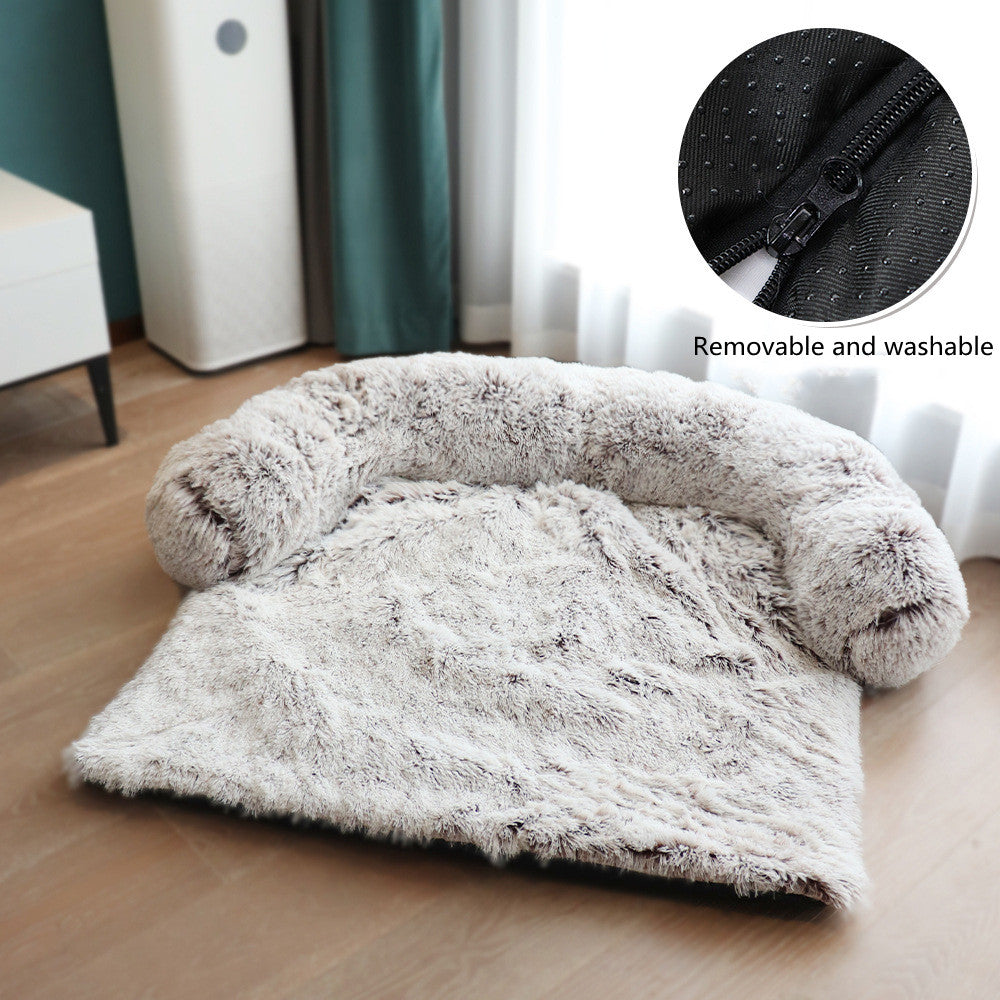 ﻿Removable Pet Dog Mat Sofa Dog Bed Soft Pad Blanket Cushion