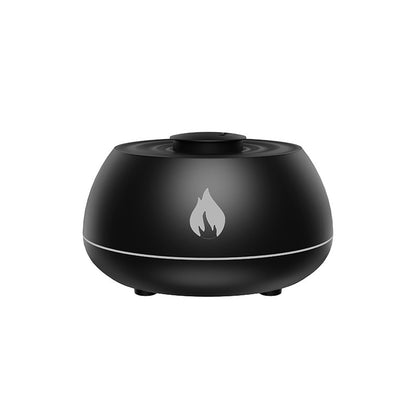Flame Humidifier Aromatherapy Diffuser 7 Colors Light