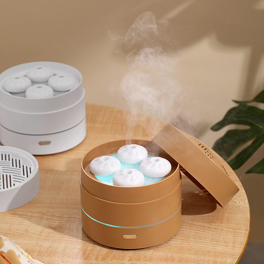 1pc Unique Four Spray Design Steaming Bun Aroma Diffuser Air Humidifier