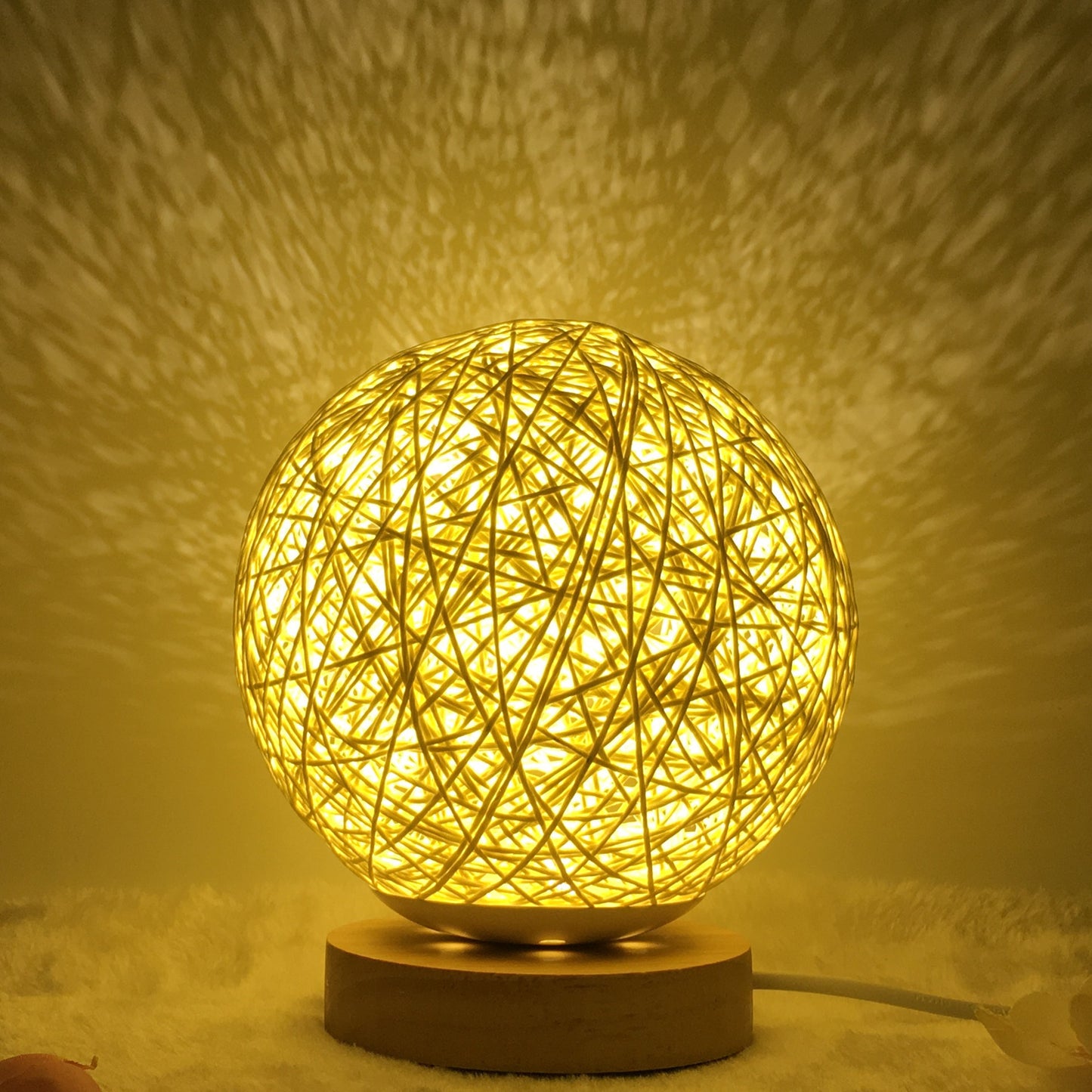 Creative Linen Table Lamp Novel and Unique LED Intelligent
