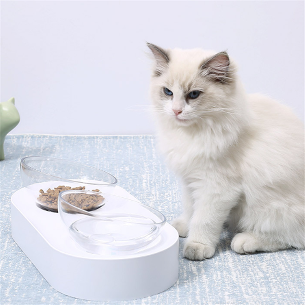 Adjustable cat bowl