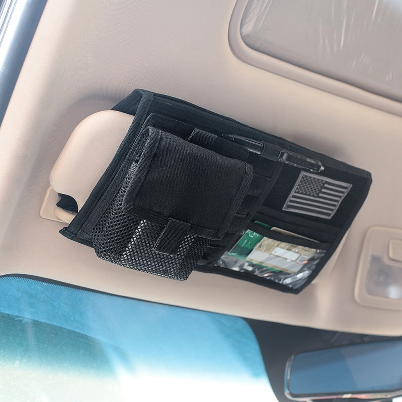 Vehicle Visor Panel Truck Car Sun Visor Organizer CD Bag Holder