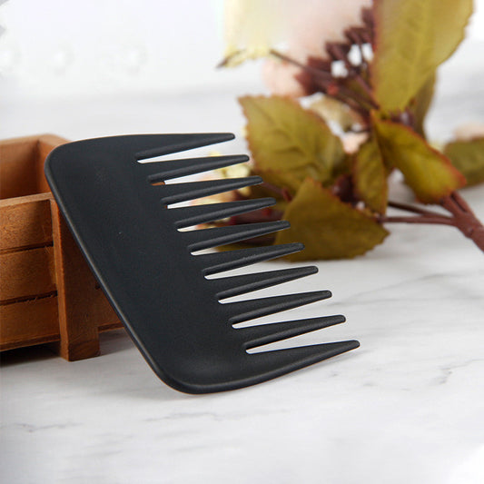 Black Plastic Comb For Men's Barber Care