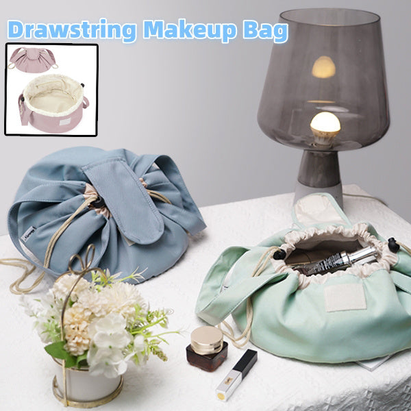 Barrel Drawstring Makeup Bag Women's Cosmetic Bag