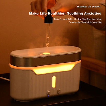 Jellyfish Flame Humidifier Simulation Flame Aromatherapy Humidifier