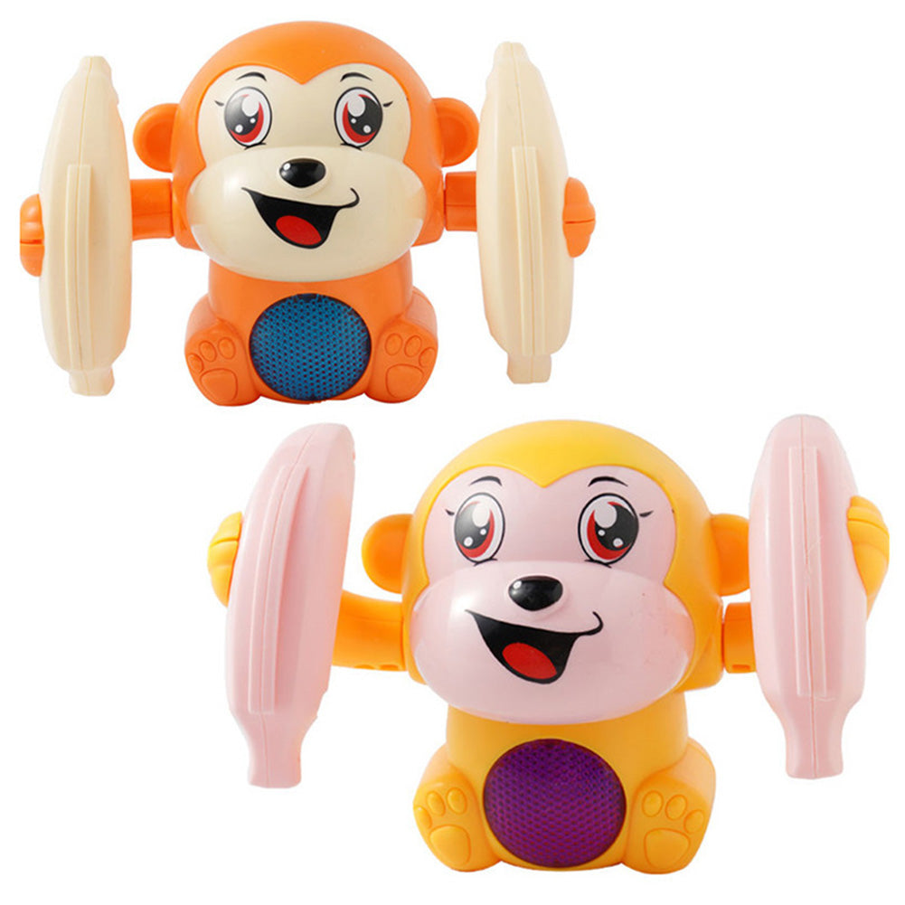 Baby Toys Electric Tumbling Monkey Light Music Puzzle Sound