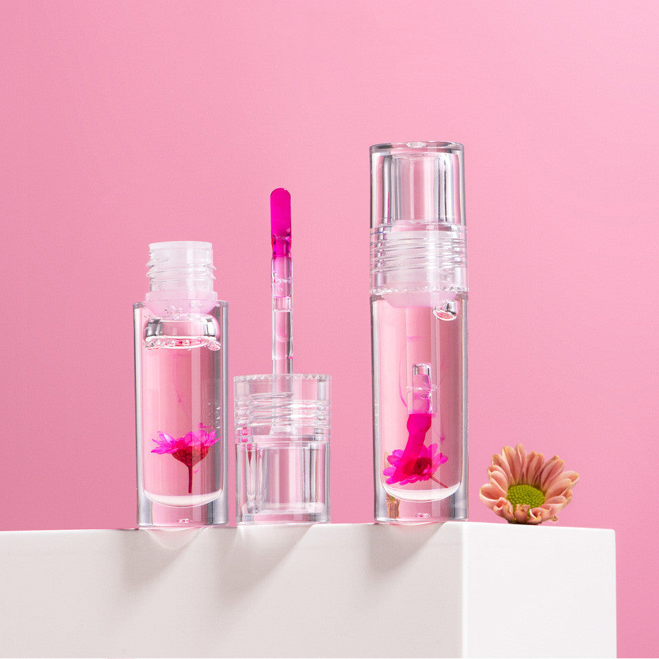 Flower Color Changing Lip Oil Moisturizing Jelly Lipgloss