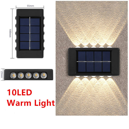 Solar Outdoor Garden Light Up And Down Glowing Atmosphere  Decorative