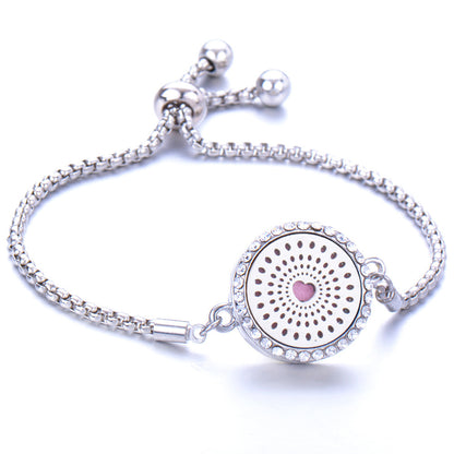 Essential oil diffusion bracelet