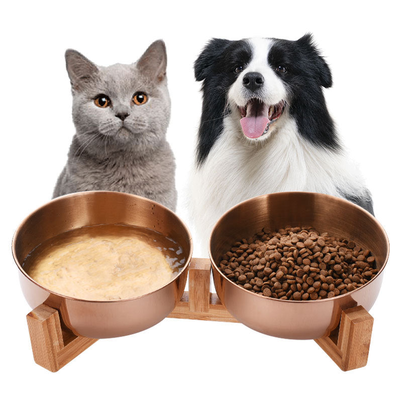 Neck Guard Stainless Steel Pet Bowl