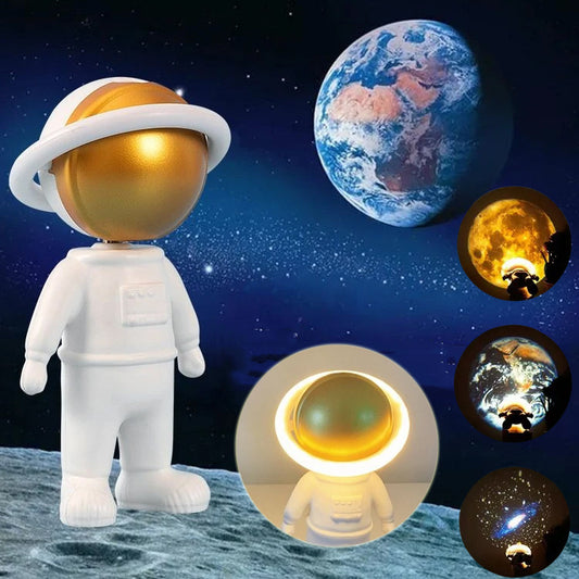 2024 New Astronaut Star Projector Lamp Ins Touch Usb Charging Night Light