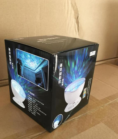The remote control version of the ocean projection lamp,