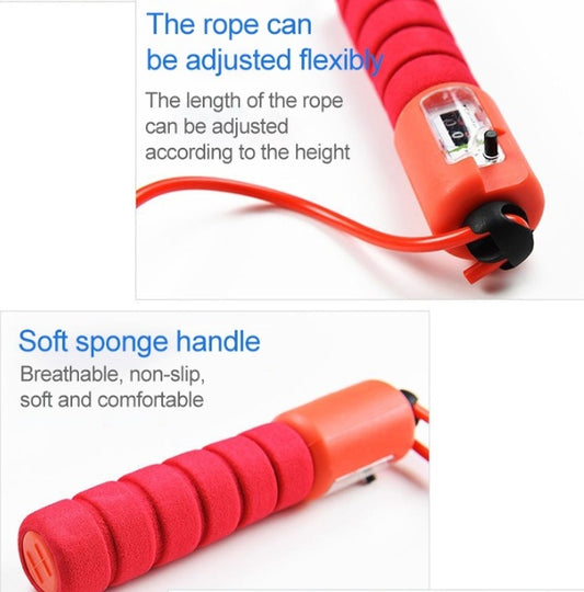 Skipping Rope With Counter Adjustable Length Counter Sports Training