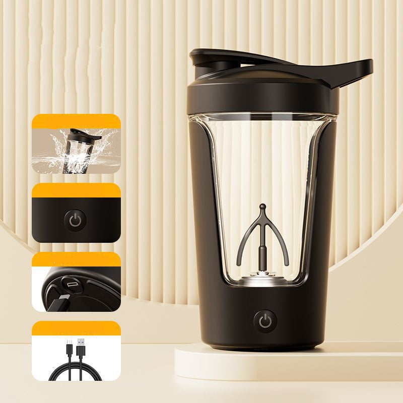 400ML 14oz Electric Protein Powder Mixing Cup Automatic Shaker