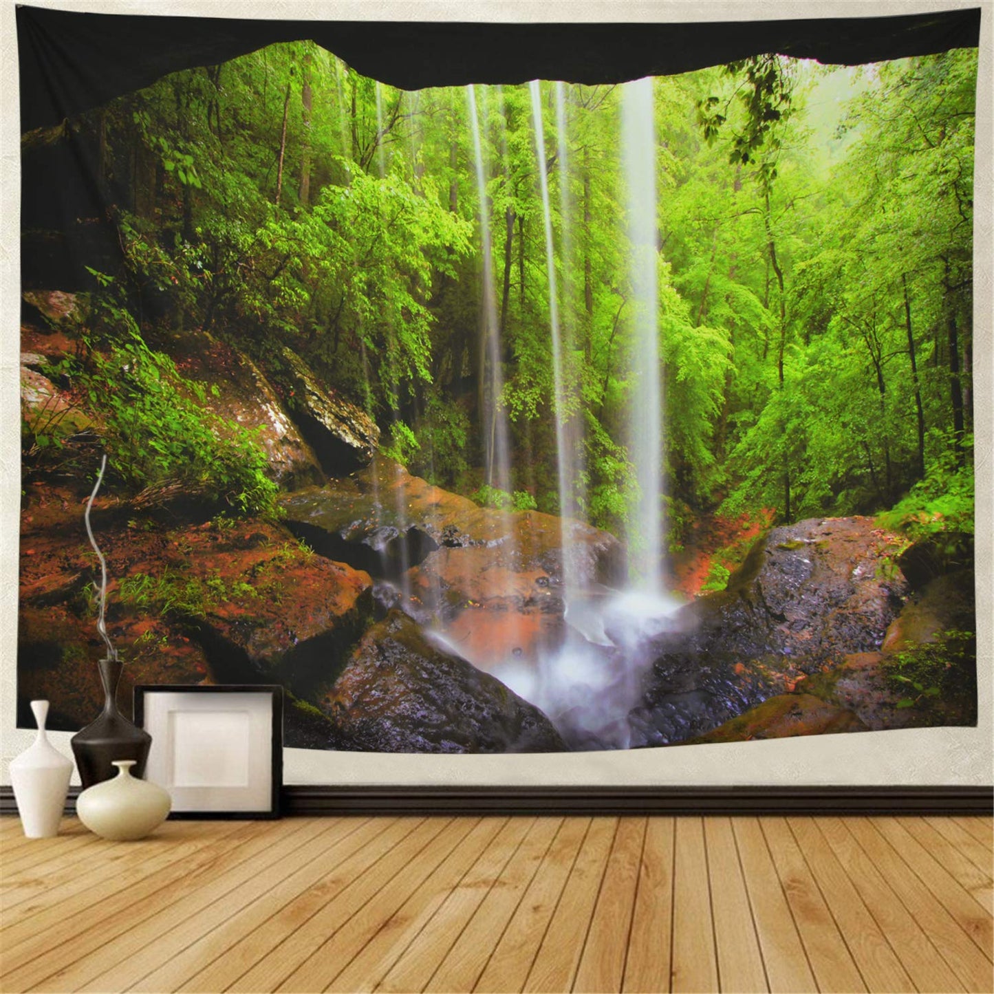 Big Tapestry Beautiful Natural Forest Large Wall Hanging Hippie