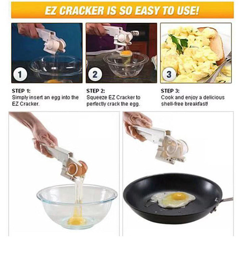 Egg Shell Cracker Handheld Plastic Egg Breaker
