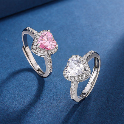Fashion Jewelry Micro-encrusted Zircon Diamond Ring