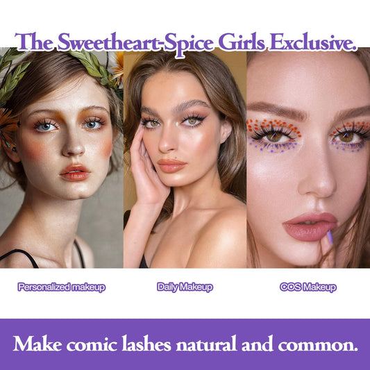 5 Pairs Manga Lashes New Arrival Anime Cosplay