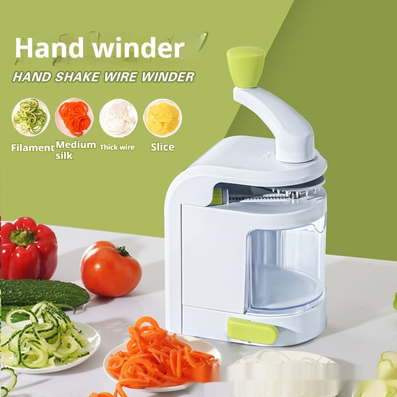 Vegetable Grater Potato Spiral Slicer Whirlwind Fruit Vegetable