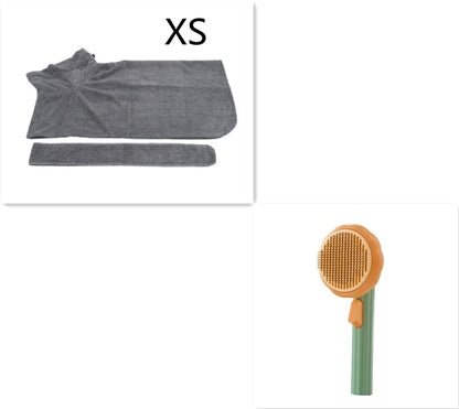 New Pet Cat Brush Self-cleaning Comb Looper
