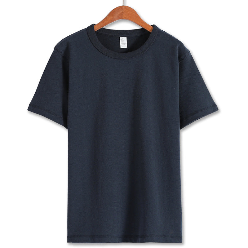 Men's Carbon Brushed Vintage Distressed Solid Crew Neck T-Shirt