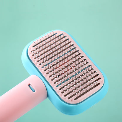 New Pet Cat Dog Hair Brush Hair Massage Comb Open-Knot Brush