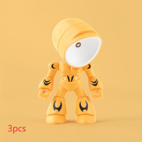 Cute LED Hero Table Lamp Mini Portable Cool Cute Robot