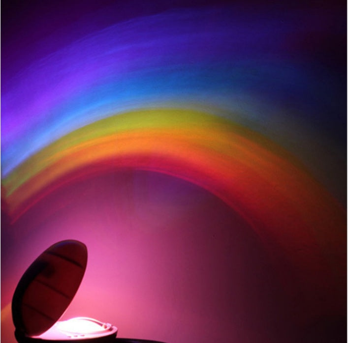 Novelty LED Romantic Sky Rainbow Colorful Projection Night Light