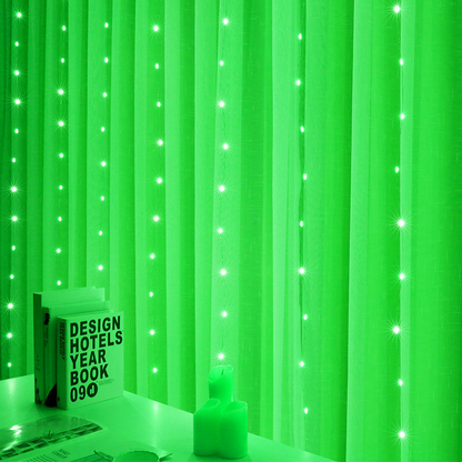 LED Curtain Garland On The Window USB String Lights