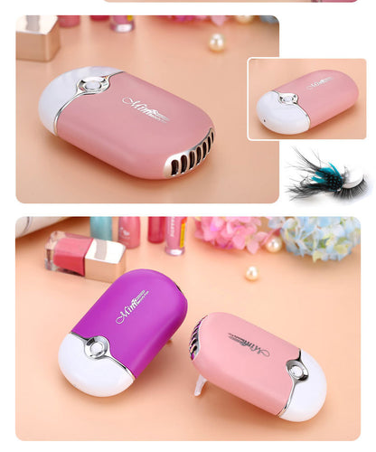 Nail blow dryer mini fan