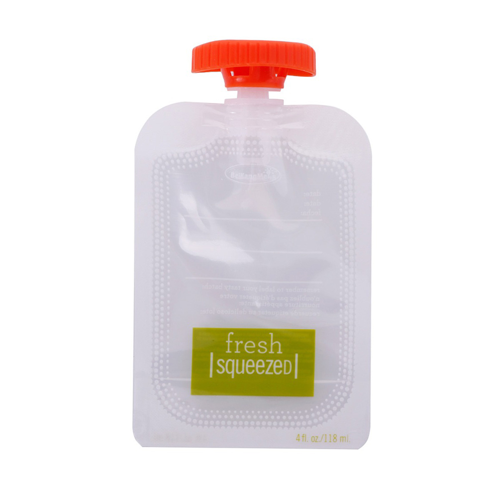 10pcs Disposable Fruit Juice Puree Squeeze Baby Food Storage Bag Feeding