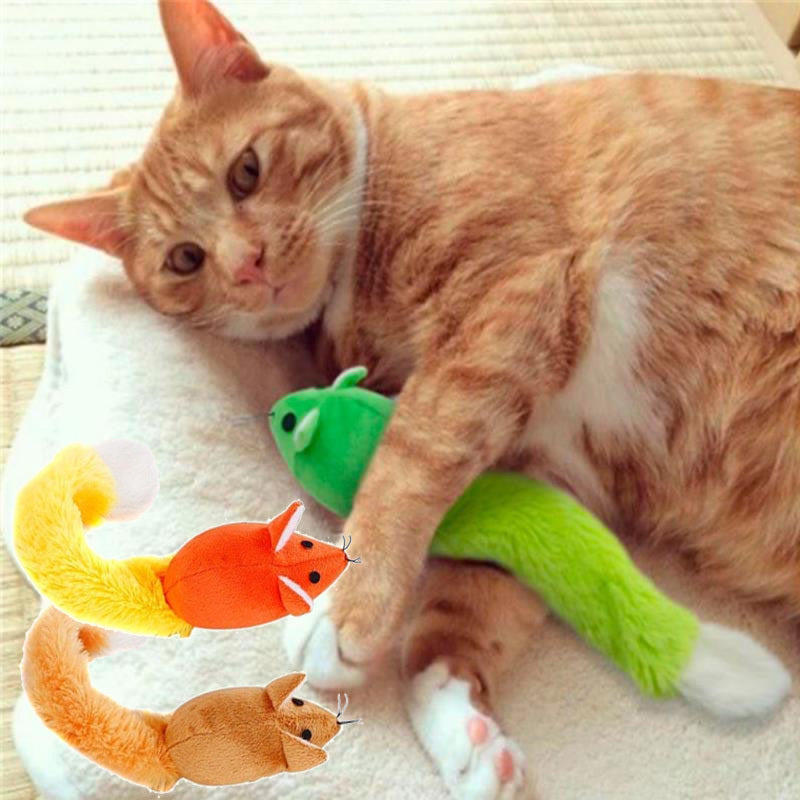 Long Tail Mouse Cat Teaster Toys Funny Pet Toys Training