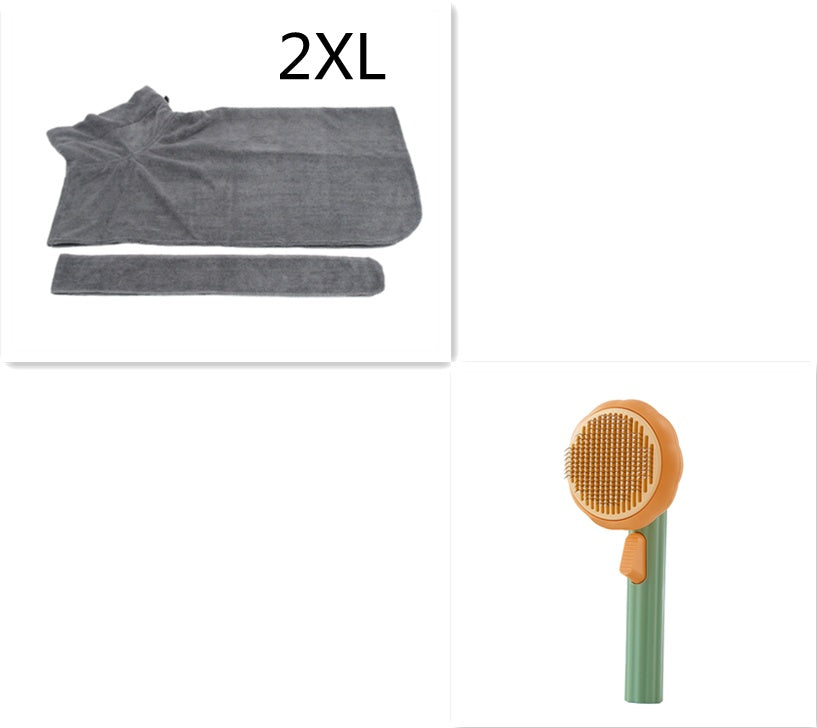 New Pet Cat Brush Self-cleaning Comb Looper