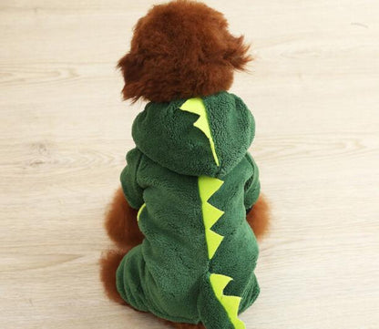 Pety Green Tyrannosaurus Rex Hooded Coat