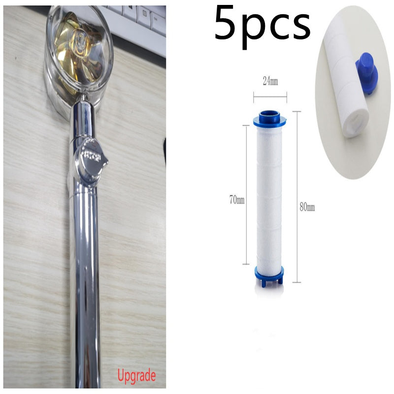 New Turbo Propeller Shower Head Water Saving High Pressure
