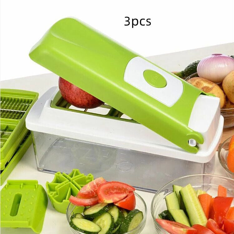 12pcs Multifunctional Vegetable Chopper Slicer Dicer