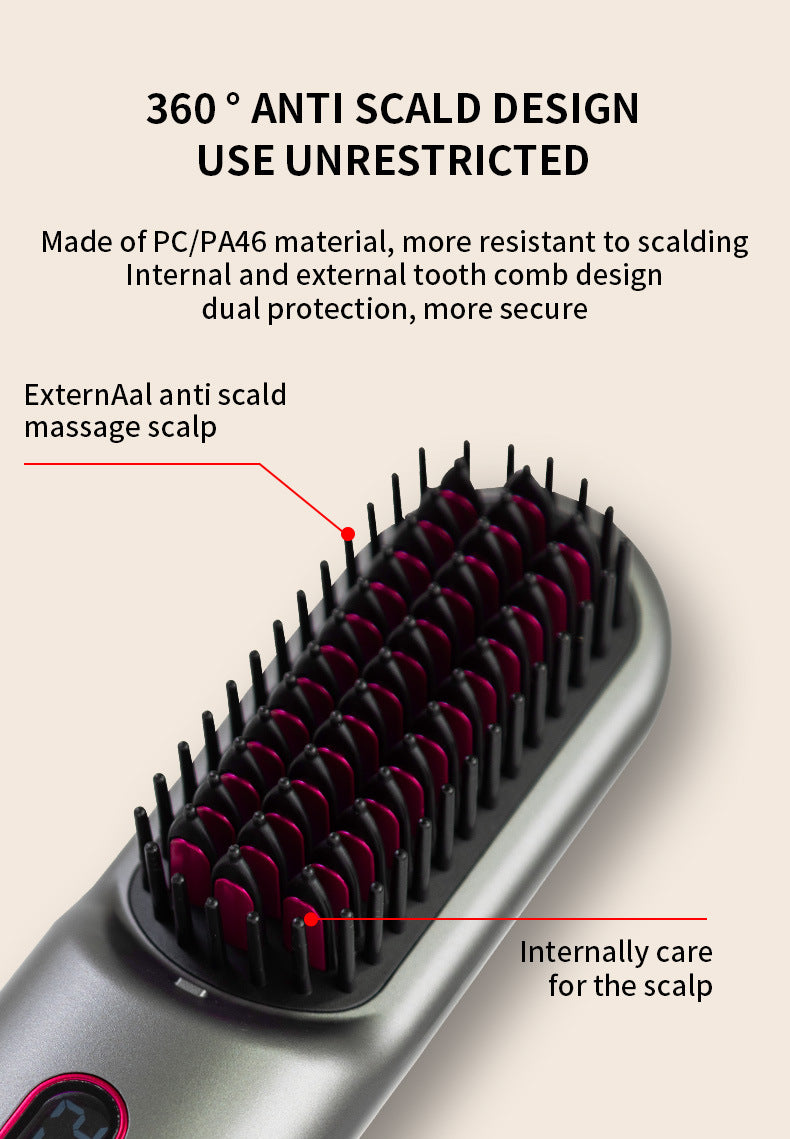 Straight Comb Anion Hair Straightener Dual-use
