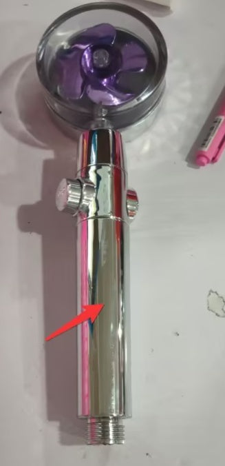 New Turbo Propeller Shower Head Water Saving High Pressure