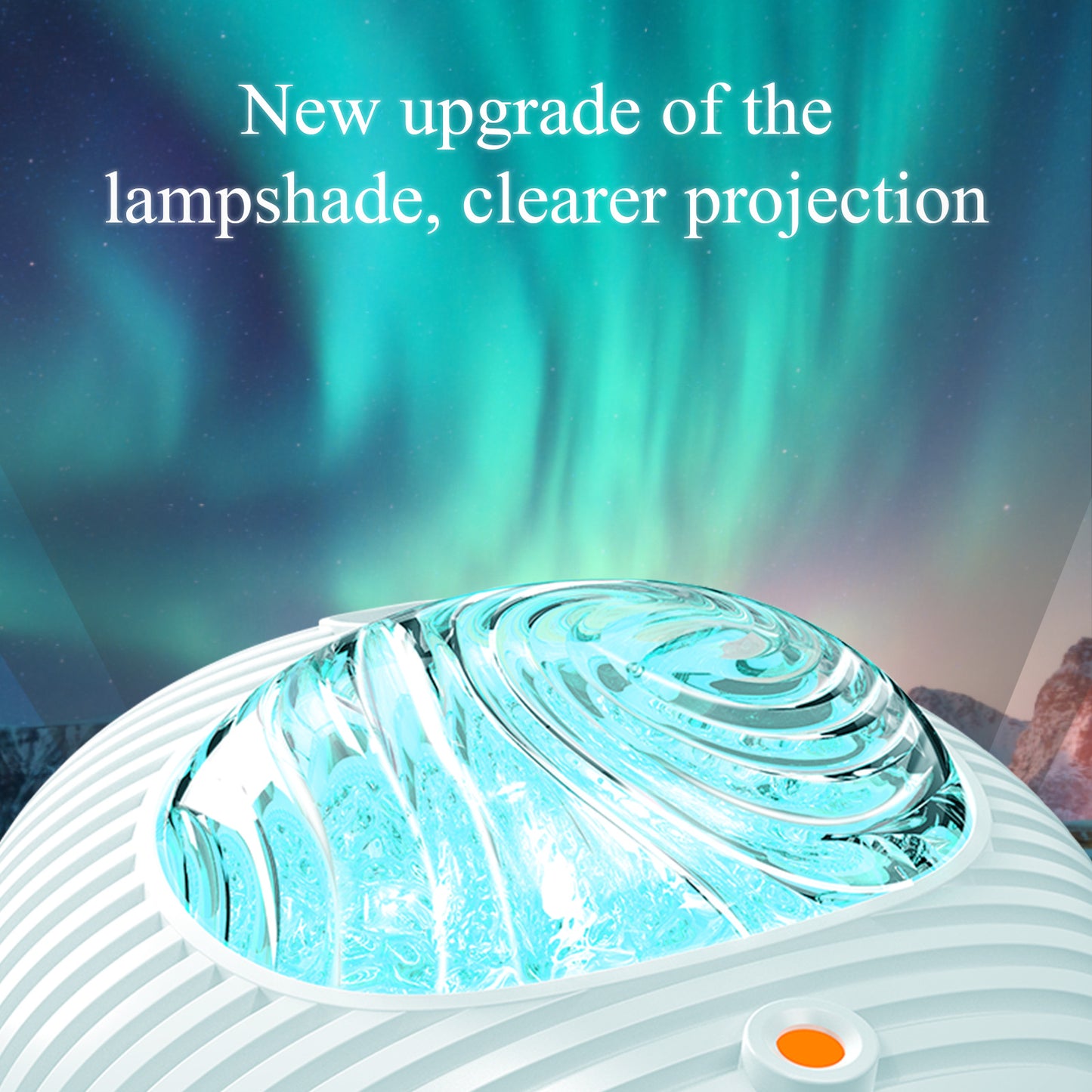 2023 New Double Effect Northern Lights Projector Lamp Milky Way
