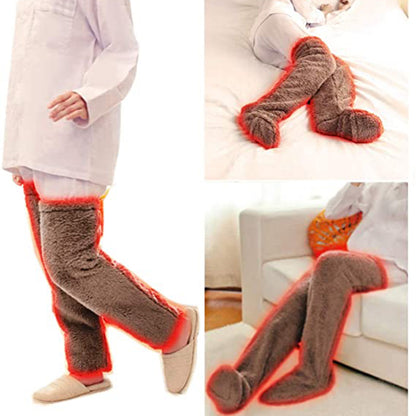 Over Knee High Fuzzy Long Socks Winter Warm Cold Leg Knee Joint