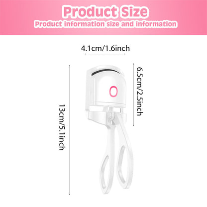 Heated Eyelash Curler Electric Temperature Control Mini Eyelash Curler