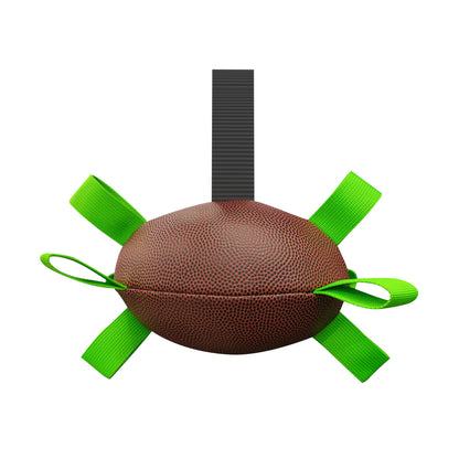 Dog Rugby Football With Strapes, Interactive Dog Toys