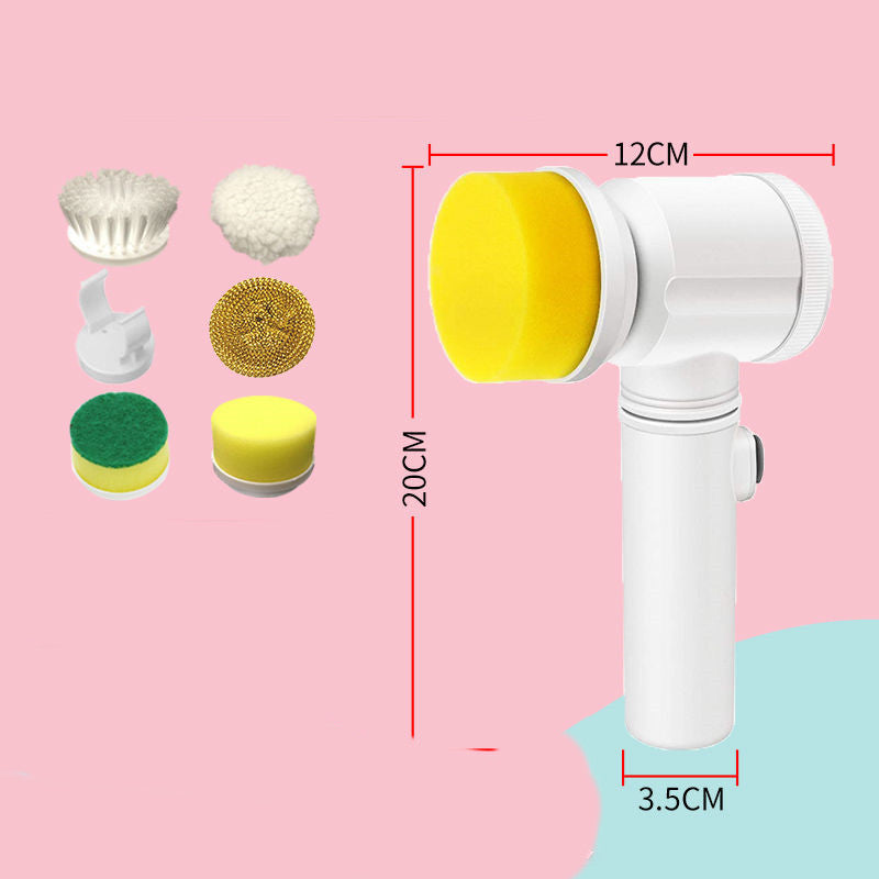 Kitchen Supplies Multifunctional Brush Electric Scrubber