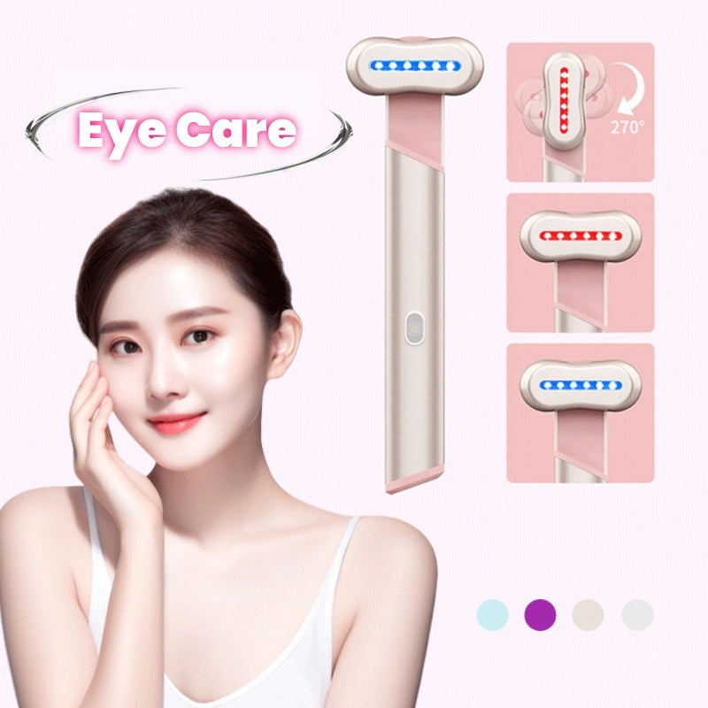 4 Colors Electric Eye Massager Red Blue Light Massage