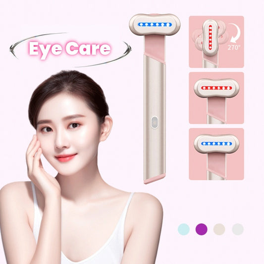 4 Colors Electric Eye Massager Red Blue Light Massage