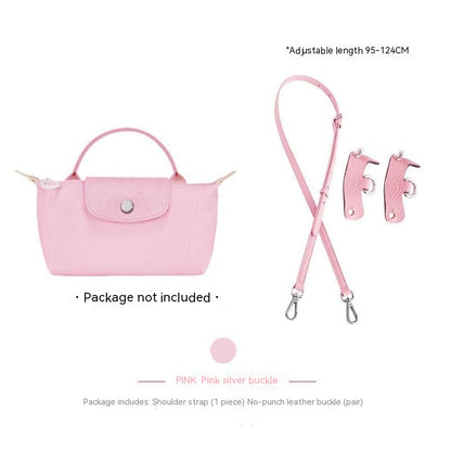 Wide Shoulder Strap Punch-free Leather Ring Crossbody