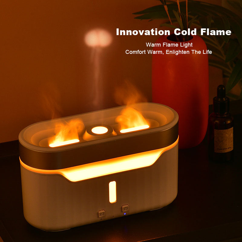 Jellyfish Flame Humidifier Simulation Flame Aromatherapy Humidifier