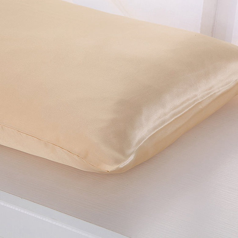Pillowcase Satin Solid Color Simulation Silk Single Pillowcase Ice Silk Pillowcase